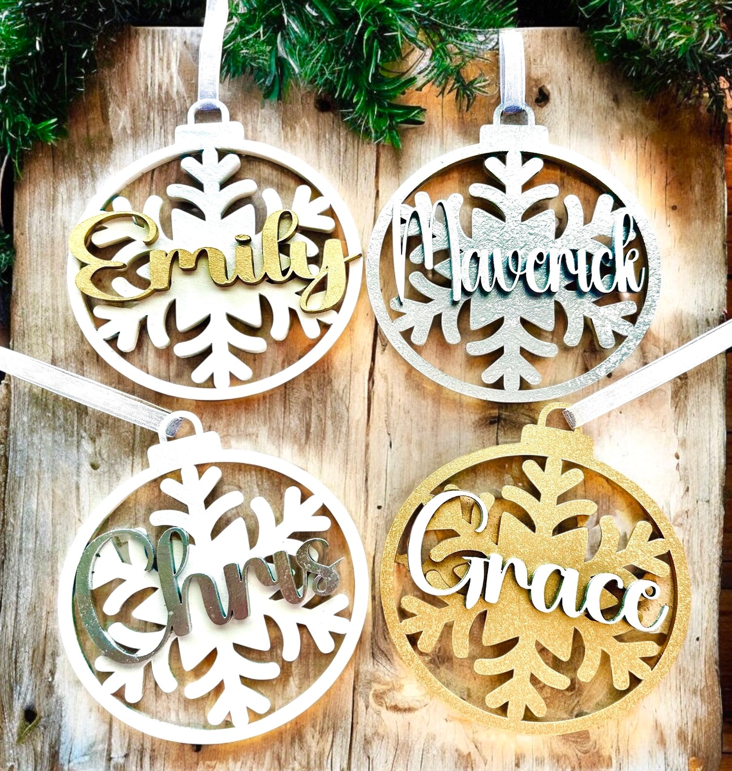 Personalized Holiday Ornaments